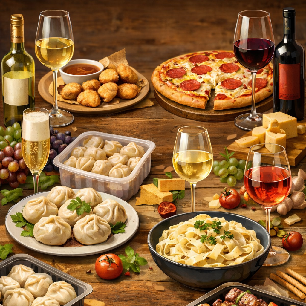 Полуфабрикаты: пять идеальных пар с вином, которые вас удивят фото